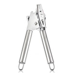 Mehrzweck-Flaschenöffner aus Edelstahl, Silber