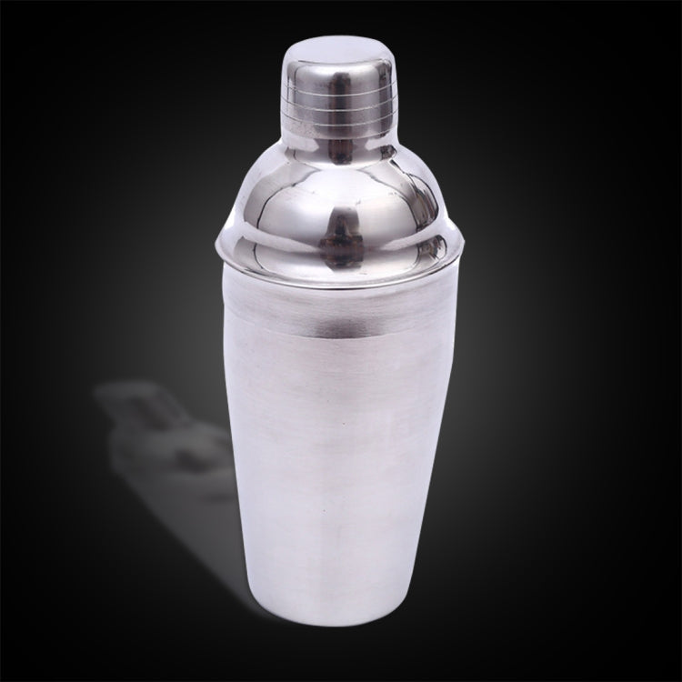 5-in-1-Edelstahl-Shaker-Set Klassik, Fassungsvermögen: 550ml (Shaker + Jigger + Barsieb + Eiswürfelzange + Rührstab), 5-in-1-Shaker-Set