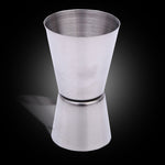 5-in-1-Edelstahl-Shaker-Set Klassik, Fassungsvermögen: 550ml (Shaker + Jigger + Barsieb + Eiswürfelzange + Rührstab), 5-in-1-Shaker-Set