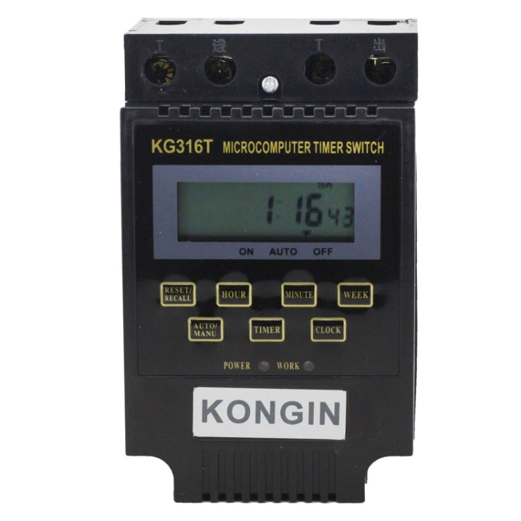 KG316T 12V LCD Digitalanzeige Mikrocomputer Timer Steuerungsschalter, 12V