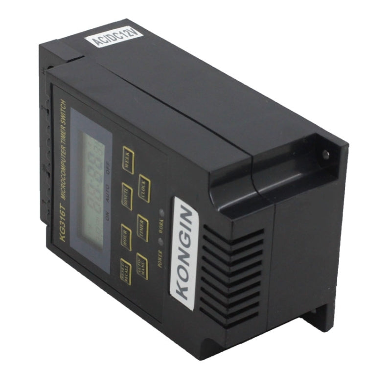 KG316T 12V LCD Digitalanzeige Mikrocomputer Timer Steuerungsschalter, 12V