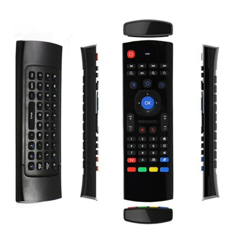 MX3 Air Mouse Kabellose 2,4-GHz-Fernbedienungstastatur mit Browser-Shortcuts für Android TV Box / Mini-PC, Air Mouse