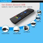 MX3 Air Mouse Kabellose 2,4-GHz-Fernbedienungstastatur mit Browser-Shortcuts für Android TV Box / Mini-PC, Air Mouse