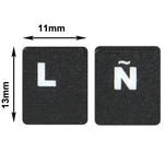 Aufkleber mit spanischem Tastaturlayout für Laptop-/Desktop-Computer-Tastatur, Spanisch