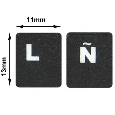 Aufkleber mit spanischem Tastaturlayout für Laptop-/Desktop-Computer-Tastatur, Spanisch