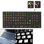 Aufkleber mit arabischem Tastaturlayout für Laptop-/Desktop-Computer-Tastatur, Arabisch