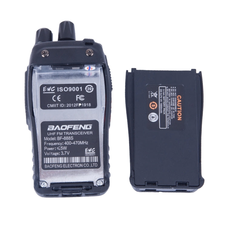 2 Stück BAOFENG BF-888S Tragbares CB Funkgerät Walkie Talkie Retevis UHF 5W 16CH Radio FM Transceiver