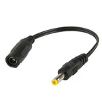 5,5 x 2,1 mm DC-Buchse zu 4,8 x 1,7 mm DC-Stecker Stromanschlusskabel für Laptop-Adapter, Länge: 15 cm, 4,8 x 1,7 mm