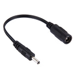 5,5 x 2,1 mm DC-Buchse zu 3,5 x 1,35 mm DC-Stecker Stromanschlusskabel für Laptop-Adapter, Länge: 15 cm, 3,5 x 1,35 mm Stecker