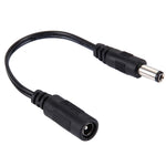 5,5 x 2,1 mm DC-Buchse zu 5,5 x 2,5 mm DC-Stecker Stromanschlusskabel für Laptop-Adapter, Länge: 15 cm, 5,5 x 2,5 mm Stecker