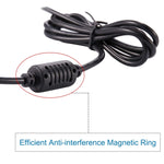 4,0 x 1,7 mm DC-Stecker Stromkabel für Laptop-Adapter, Länge: 1,2 m