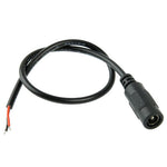 5,5 x 2,1mm DC-Buchse weiblich Stromkabel für Laptop-Adapter, Länge: 30cm, 5,5 x 2,1mm (Länge: 30cm)