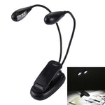 Doppelarm Clip-On LED-Licht Zum Lesen Camping Wandern