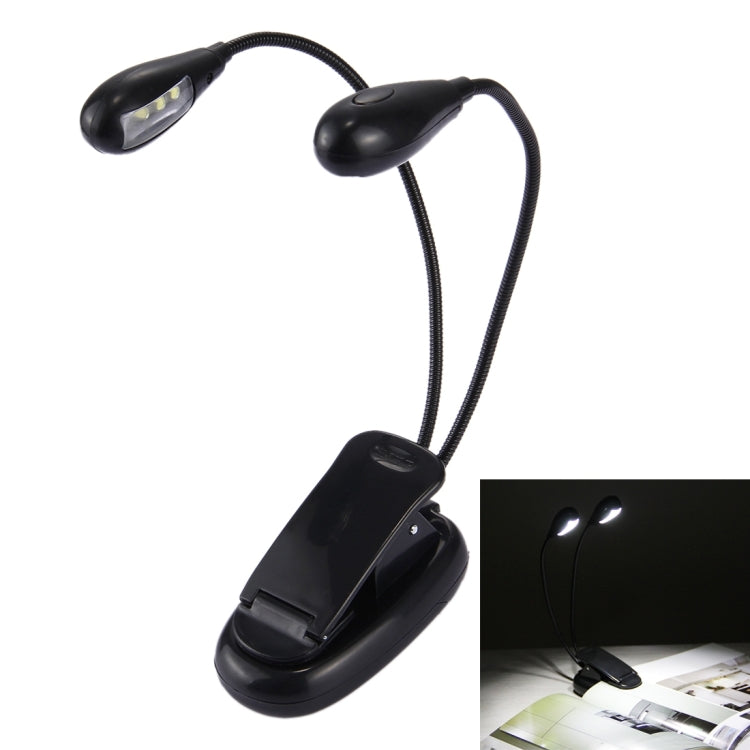 Doppelarm Clip-On LED-Licht Zum Lesen Camping Wandern