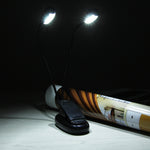 Doppelarm Clip-On LED-Licht Zum Lesen Camping Wandern