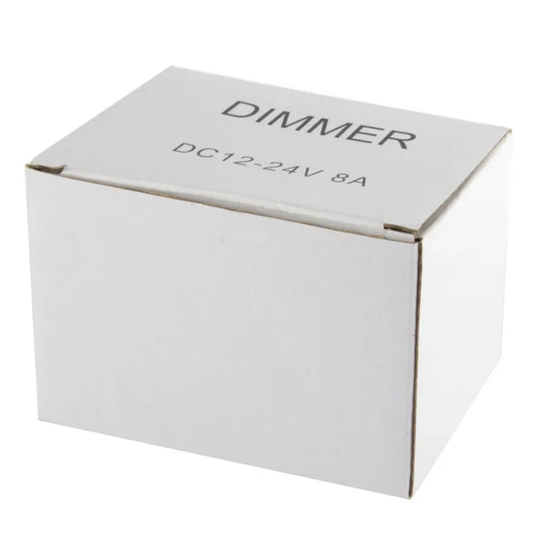 Einfarbiger Dimmschalter LED Dimmer Controller für Lichtstreifen DC12-24V, Ausgangsstrom: 8A