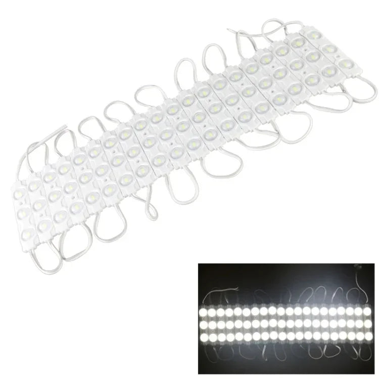 180 Grad 20 x 3-LED SMD 5730 konvexes warmweißes LED-Licht, DC 12V, S-LED-0395W, S-LED-0395WW