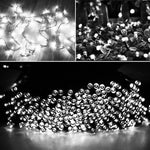 100 LED RGB Light with Controller, Flashing / Fading / Chasing Effect, White Light EU Plug, 220V Colorful Light EU Plug, Warm White EU Plug