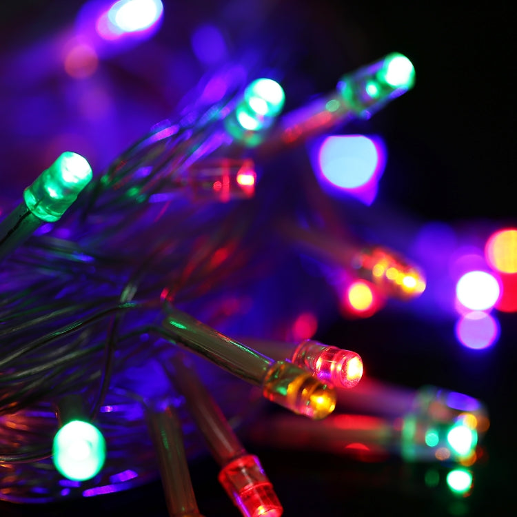100 LED RGB-Licht mit Controller, Blinken / Fading / Jagdeffekt, AC 220V, EU-Stecker, RGB-Licht