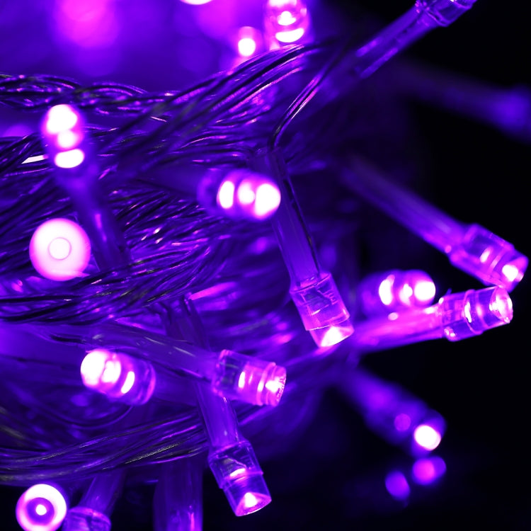 100-LED-Lichterkette mit Controller, Blink-, Überblendungs- und Verfolgungseffekt, 220 V AC, EU-Stecker, grünes Licht, weißes Licht, rotes Licht, oranges Licht, blaues Licht, pinkes Licht, lila Licht, gelbes Licht