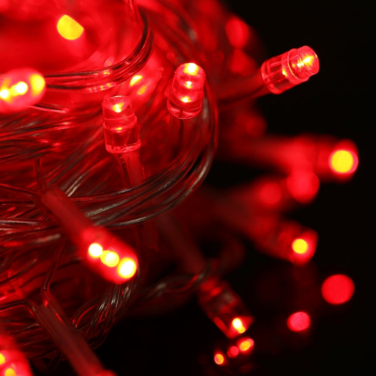 100-LED-Lichterkette mit Controller, Blink-, Überblendungs- und Verfolgungseffekt, 220 V AC, EU-Stecker, grünes Licht, weißes Licht, rotes Licht, oranges Licht, blaues Licht, pinkes Licht, lila Licht, gelbes Licht