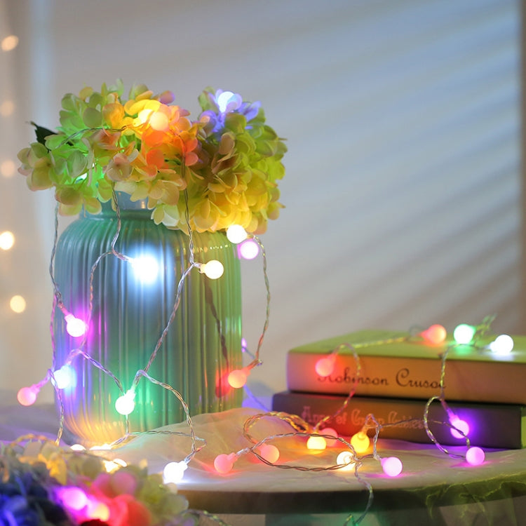 10m 100 LED Bunte Lichterkette mit Endstecker