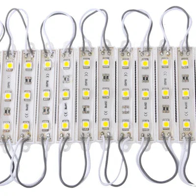20x 3-LED Warmweißlicht 5050 SMD LED, DC 12V