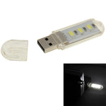 3 LED SMD 5630 1.5W USB Flash Disk Style USB Light Lamp, White Light, Green Light, Warm White Light