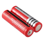 2 Stück UltraFire 18650 3000mAh 3,7V Lang anhaltender wiederaufladbarer Lithium-Ionen-Akku, 3000mAh