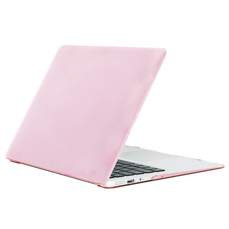 Für MacBook Air 13,3 Zoll A1466 2012-2017 / A1369 2010-2012 Laptop Kristallharte Schutzhülle, Grau, Pink