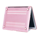 Für MacBook Air 13,3 Zoll A1466 2012-2017 / A1369 2010-2012 Laptop Kristallharte Schutzhülle, Grau, Pink