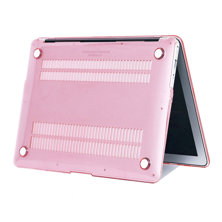 Für MacBook Air 13,3 Zoll A1466 2012-2017 / A1369 2010-2012 Laptop Kristallharte Schutzhülle, Grau, Pink