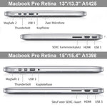 Hart Kristall-Schutzgehäuse für Macbook Pro Retina 15,4 Zoll