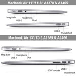 Für MacBook Air 11,6 Zoll Mattierte harte Kunststoff-Schutzhülle, Für MacBook Air 11,6 Zoll