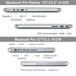 Mattierte harte Kunststoff-Schutzhülle für MacBook Pro 13,3 Zoll, S-MAC-0023A, S-MAC-0023B, S-MAC-0023C, S-MAC-0023D, S-MAC-0023E, S-MAC-0023F, S-MAC-0023G, S-MAC-0023H