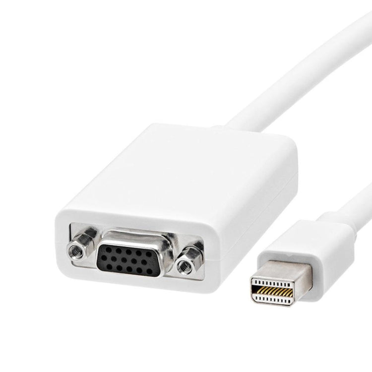 Mini Display zu VGA 15-poliger weiblicher Adapter für Apple, Mini DP zu VGA 15-polig