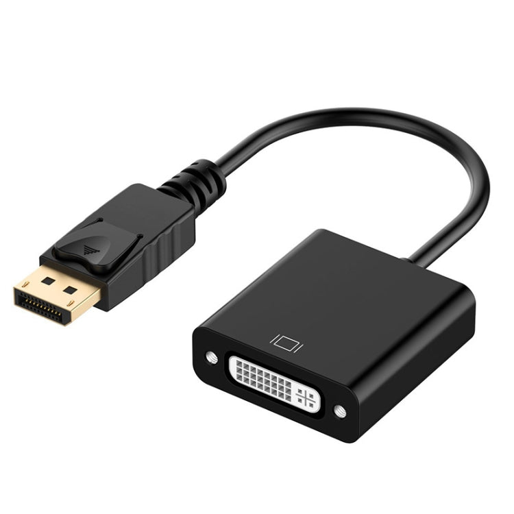 DisplayPort Stecker zu DVI 24+5 Buchse Adapter, Kabellänge: 12cm, DP Stecker zu DVI 24+5 Buchse