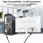 DisplayPort Stecker zu DVI 24+5 Buchse Adapter, Kabellänge: 12cm, DP Stecker zu DVI 24+5 Buchse