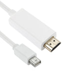 Mini DisplayPort zu HDMI Stecker Kabel, Länge: 1,5m, Mini DP zu HDMI Stecker