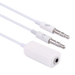 3,5mm Buchse auf 3,5mm Stecker Mikrofonanschluss + 3,5mm Stecker Kopfhöreranschluss Adapterkabel für Apple Computer, Länge: 78cm