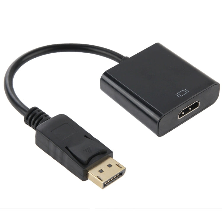 DisplayPort Stecker zu HDMI Buchse Videokabel Adapter, Länge: 15cm, DP Stecker zu HDMI Buchse (vergoldet)