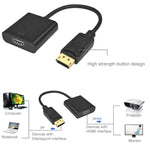 DisplayPort Stecker zu HDMI Buchse Videokabel Adapter, Länge: 15cm, DP Stecker zu HDMI Buchse (vergoldet)