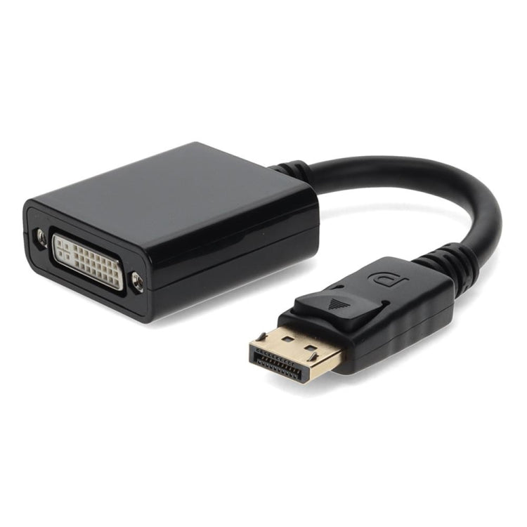 DisplayPort Stecker zu DVI 24+1 Buchse Adapterkabel, Länge: 20cm, DP Stecker zu DVI 24+1 Buchse