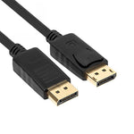DisplayPort Stecker zu DisplayPort Stecker Kabel, Länge: 1,8m, DP zu DP Stecker (vergoldet)