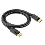 DisplayPort Stecker zu DisplayPort Stecker Kabel, Länge: 1,8m, DP zu DP Stecker (vergoldet)
