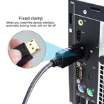 DisplayPort Stecker zu DisplayPort Stecker Kabel, Länge: 1,8m, DP zu DP Stecker (vergoldet)