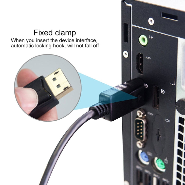 DisplayPort Stecker zu DisplayPort Stecker Kabel, Länge: 1,8m, DP zu DP Stecker (vergoldet)