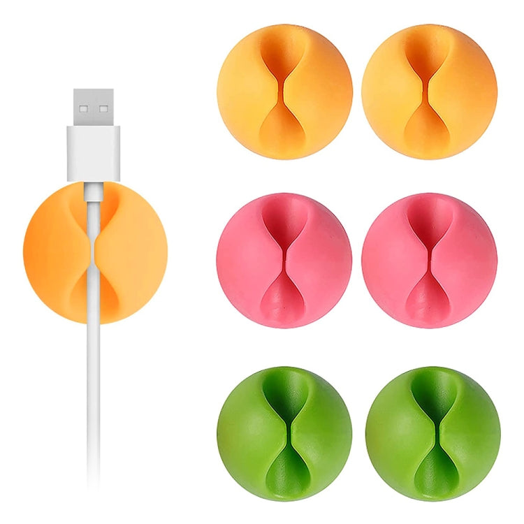 6 x Mehrzweck-Kabelclips Kabelhalter