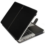 Notebook-Ledertasche mit Druckknopfverschluss für 13,3 Zoll MacBook Pro