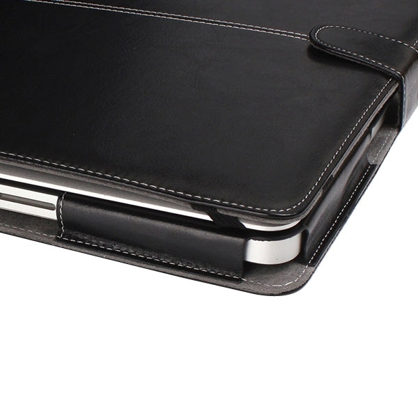 Notebook-Ledertasche mit Druckknopfverschluss für 13,3 Zoll MacBook Pro
